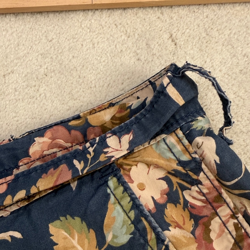 Denim & Supply Ralph Lauren Vintage Floral All Over Print Chino Shorts Size 38 - Picture 6 of 8